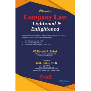 Bharat's Company Law - Lightened & Enlightened by CS. Devesh A. Pathak, M. K. Sahu